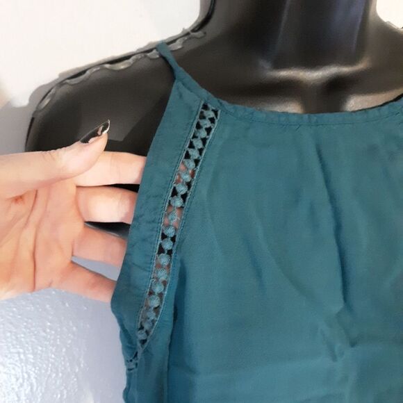 Mudd teal halter tank top - Picture 3 of 4